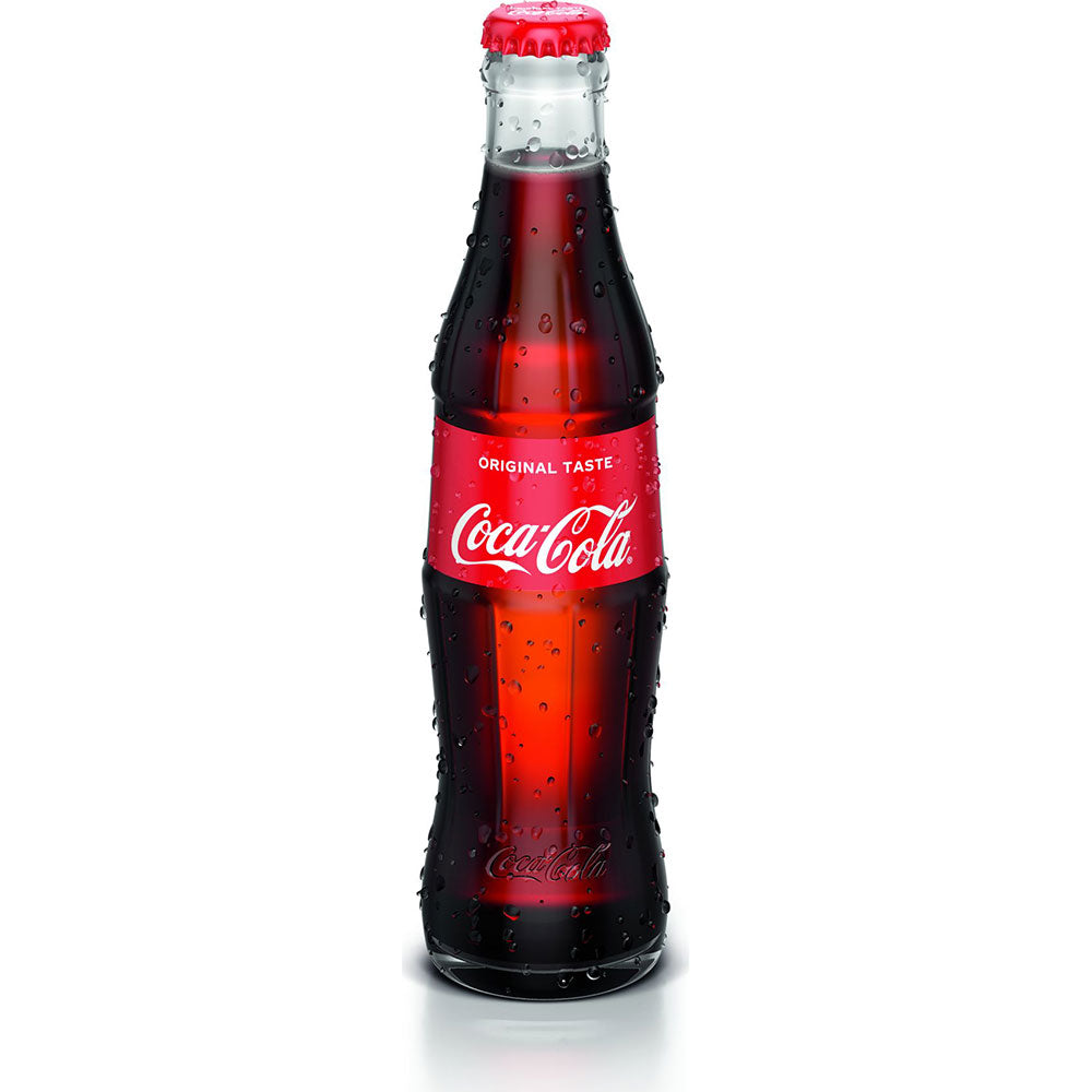 Coca Cola Original, 24 x 0,33 l, Produktabbildung für Getränke-Lieferservice an Büros, Kanzleien, Meetings, Messen und Flughafenstandorte in Frankfurt.